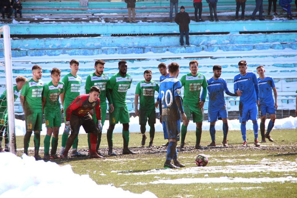 Sucevenii au pierdut un meci disputat într-o adevărată orezărie
