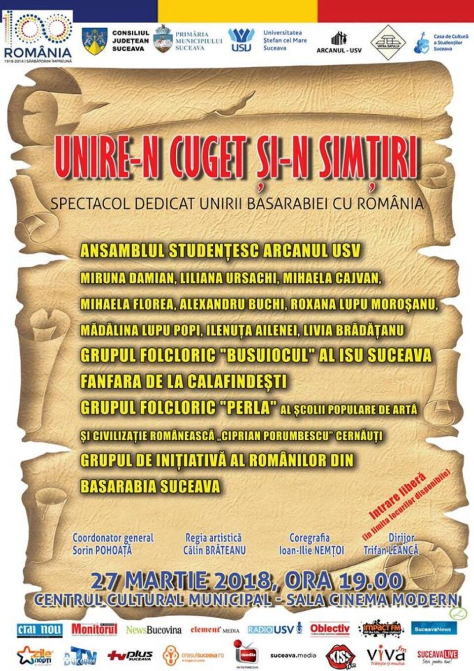 „Unire-n cuget și-n simțiri”