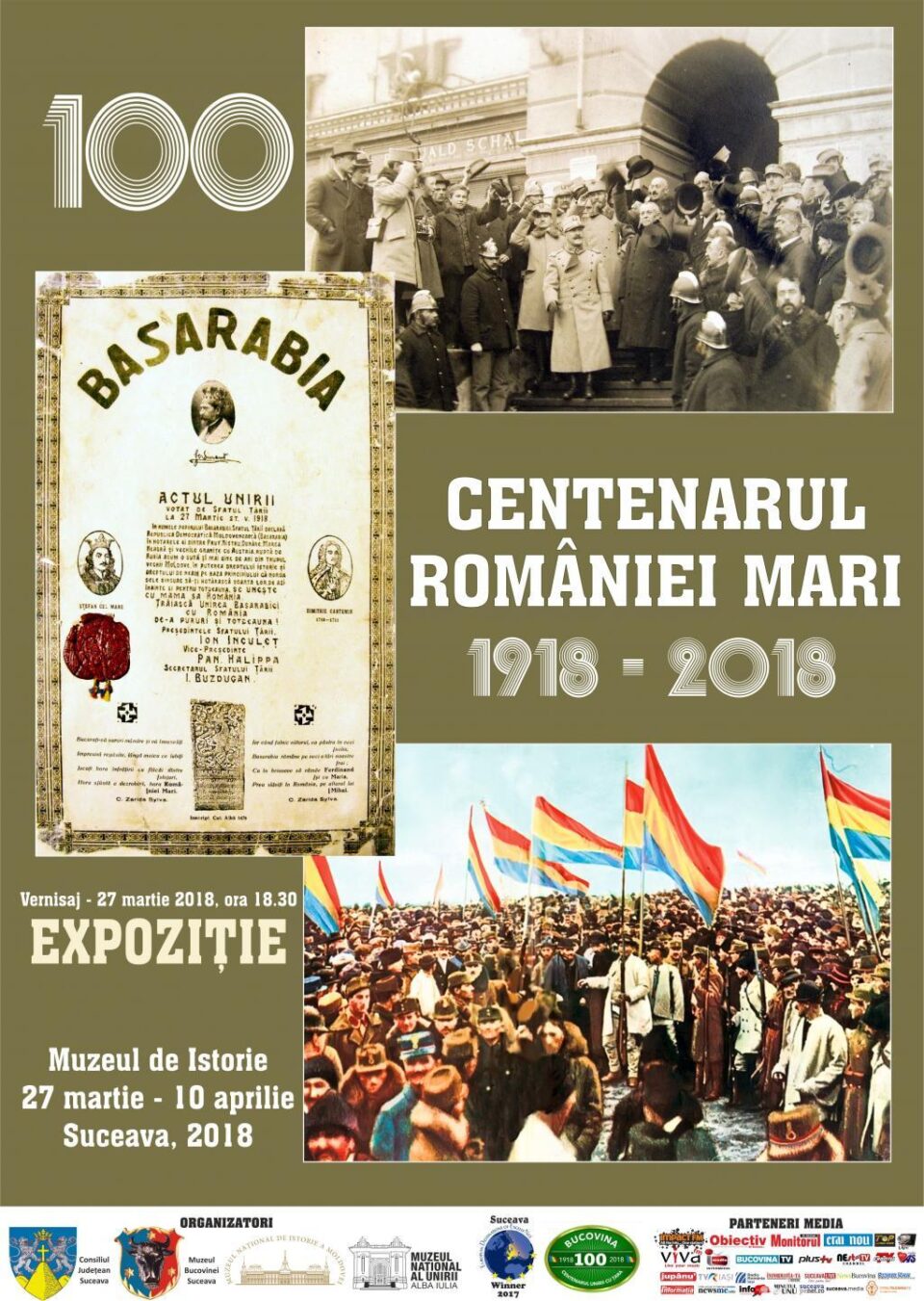 Expoziția „Centenarul României Mari”, la Muzeul de Istorie din Suceava Expoziția „Centenarul României Mari”, la Muzeul de Istorie din Suceava