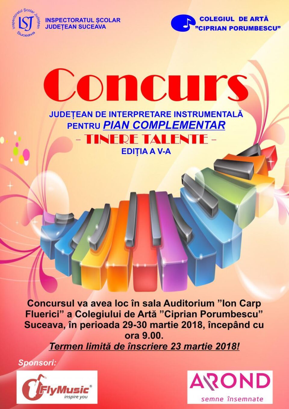 Concursul de interpretare la pian „Tinere talente”