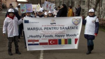Elevii Școlii Nr. 4 Suceava au promovat mișcarea și alimentația echilibrată, în cadrul Marșului pentru Sănătate