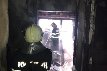 Incendiu într-o garsonieră din Burdujeni