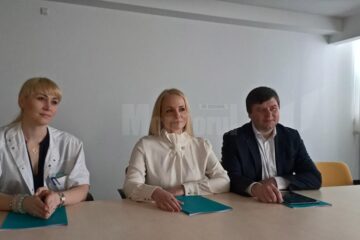 Dr. Anna Miron cu doctorii din Chișinău
