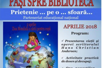 „Pași spre bibliotecă”, în luna aprilie