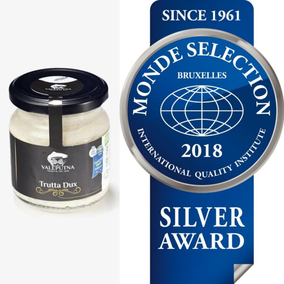 Pateul de păstrăv Trutta Dux, produs de Valeputna, premiat de Internațional Quality Institute Bruxelles Pateul de păstrăv Trutta Dux, produs de Valeputna, premiat de Internațional Quality Institute Bruxelles