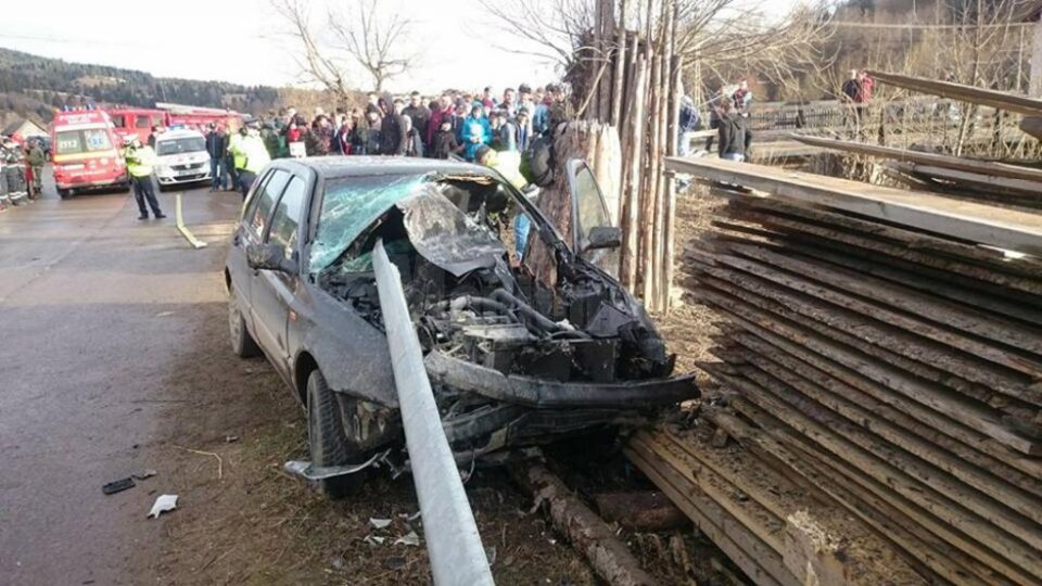 Imagini de coșmar la locul accidentului