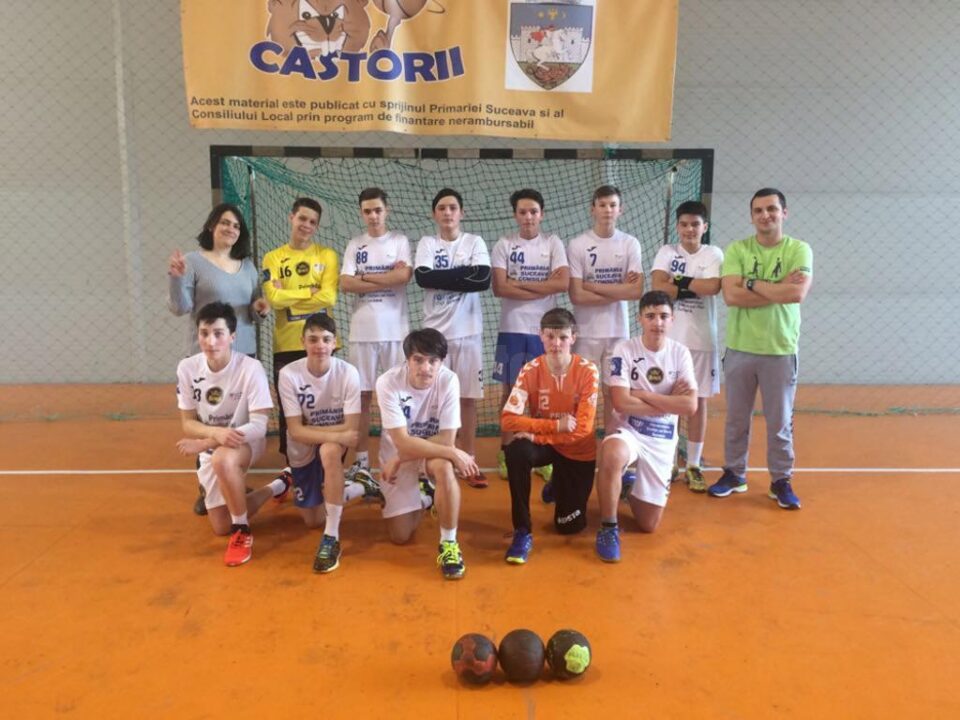 Echipa de handbal a Școlii Gimnaziale Ion Creangă Suceava