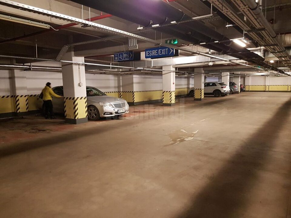Parcarea subterană nr. 1 avea luni un grad de ocupare de nici 20%
