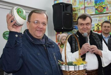 Președintele CJ Suceava, Gheorghe Flutur, și primarul Moldoviței, Traian Iliesi