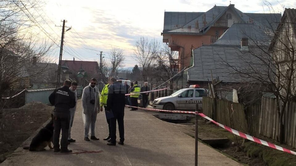 Polițiștii au adus un câine de urmă