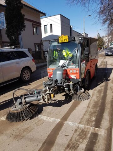 Utilajele de curățenie mobilizate de Diasil la campania de primăvară
