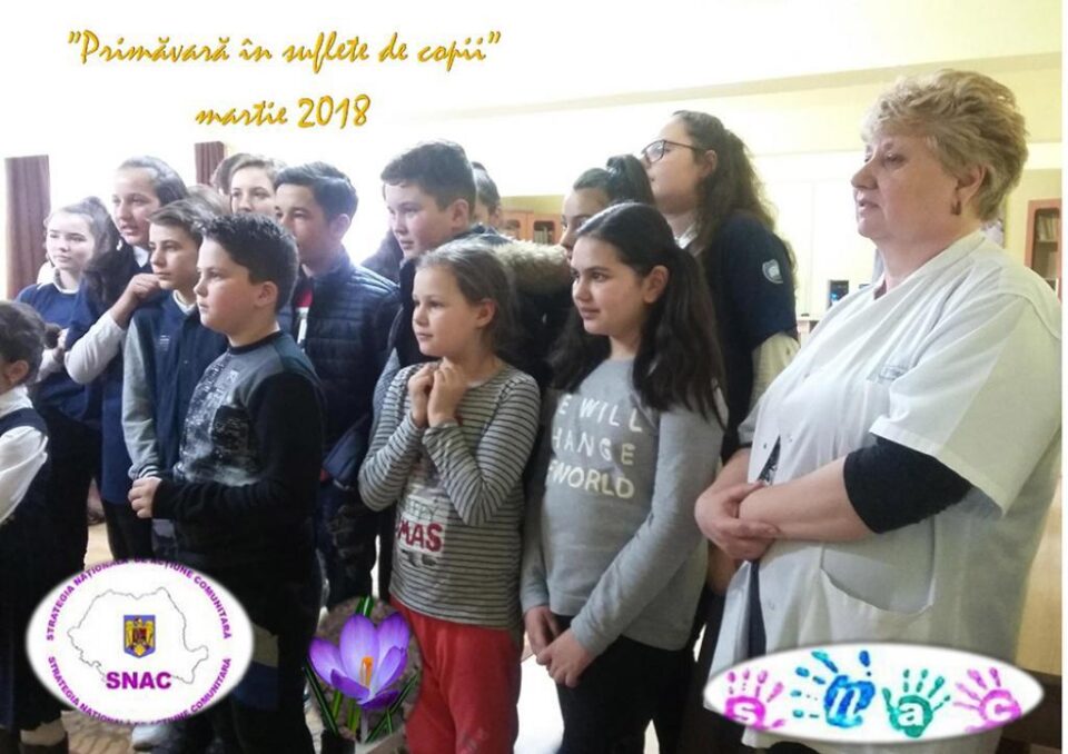 „Îngeri în primăvară, daruri de lumină” și „Primăvară în suflete de copil”, acțiuni organizate de Școala „Jean Bart” Suceava