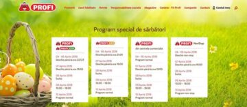 Programul de Paște în centrele comerciale și supermarketurile din Suceava