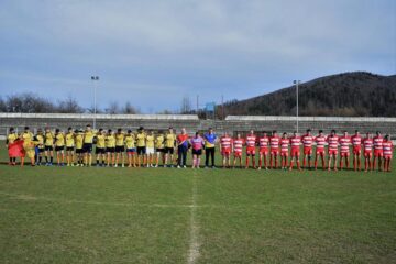 Bursierii programului „Rugby pentru toți copiii" din Gura Humorului s-au întâlnit cu mentorii lor