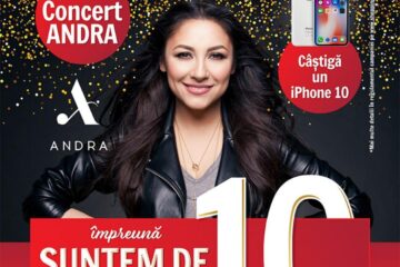Trei zile până la concertul ANDRA la 10 ani de Shopping City Suceava!