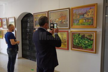 Pictorul David Croitor a expus 36 de ”stări”, la Muzeul de Istorie Suceava
