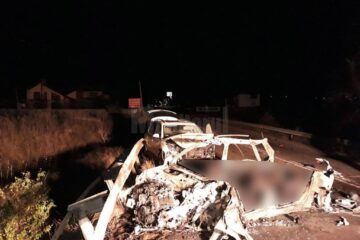 Accidentul petrecut în dimineața zilei de 1 noiembrie 2017, pe DN 17, la intrarea în Ilișești dinspre Suceava, în care cinci tineri au murit arși de vii