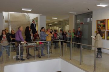 Pictorul David Croitor a expus 36 de ”stări”, la Muzeul de Istorie Suceava