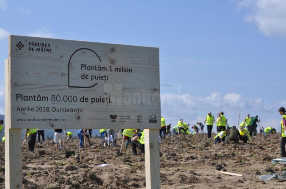 Prima campanie de plantare din cadrul campaniei "Pădurea de Mâine"