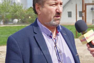 Gheorghe Șcheuleac alături de inspectorii ITM și jandarmii veniți în control