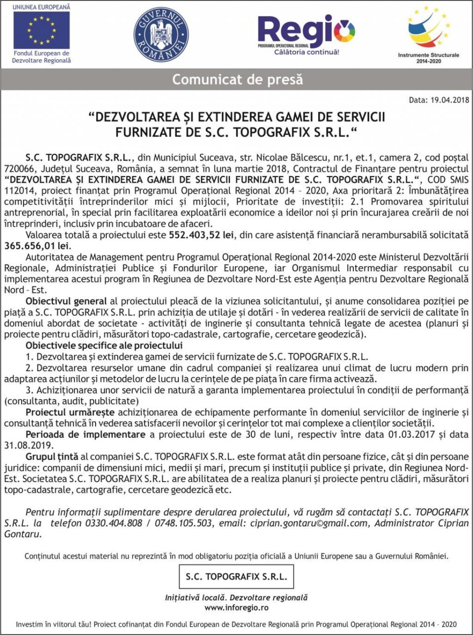 DEZVOLTAREA ȘI EXTINDEREA GAMEI DE SERVICII