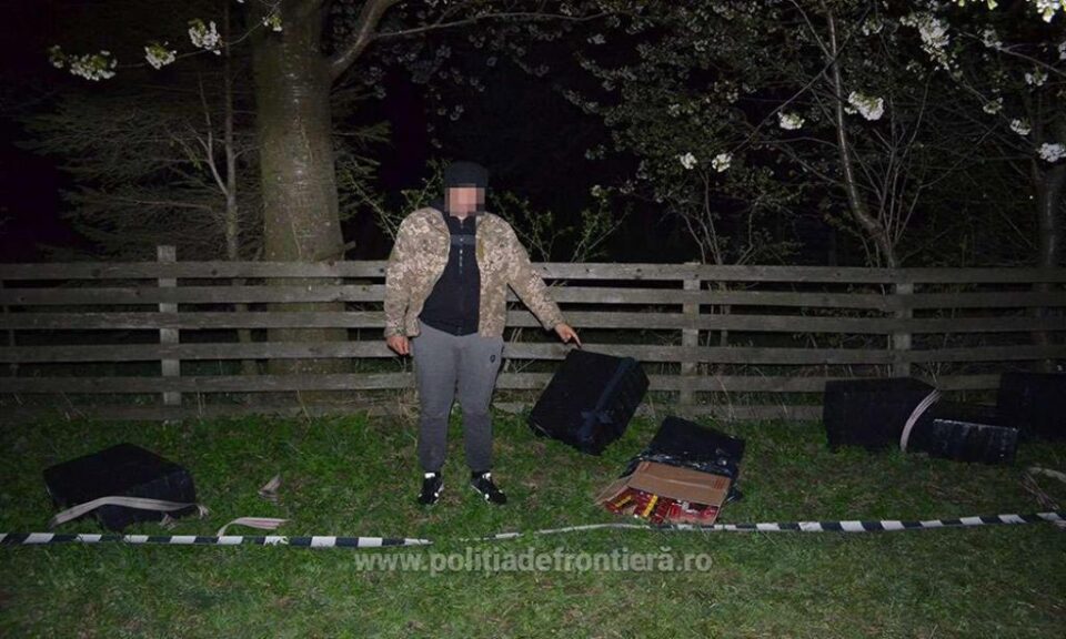 Ucraineanul reținut și cele șase colete cu țigări de contrabandă