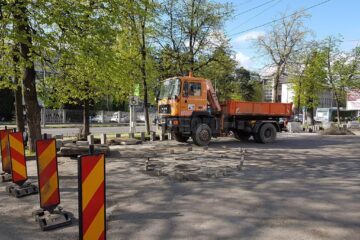 Parcarea publică cu acces de la bulevardul principal, 1 Mai, este închisă pe durata lucrărilor de reabilitare