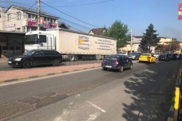 Tirul din Ucraina s-a defectat la intrarea în oraș dinspre Șcheia, blocând câteva ore o banda într-o zonă foarte aglomerată