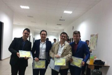 Studentii Facultății de Inginerie Electrică și Știinta Calculatoarelor, premiați la Tâgu Jiu