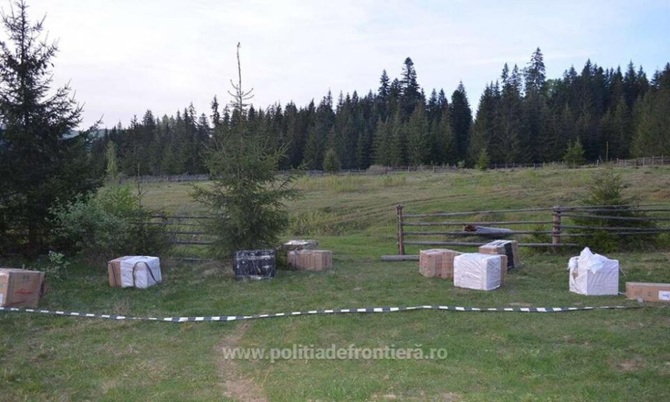 Peste 20.000 de pachete de țigări reținute de polițiștii de frontieră suceveni în 24 de ore