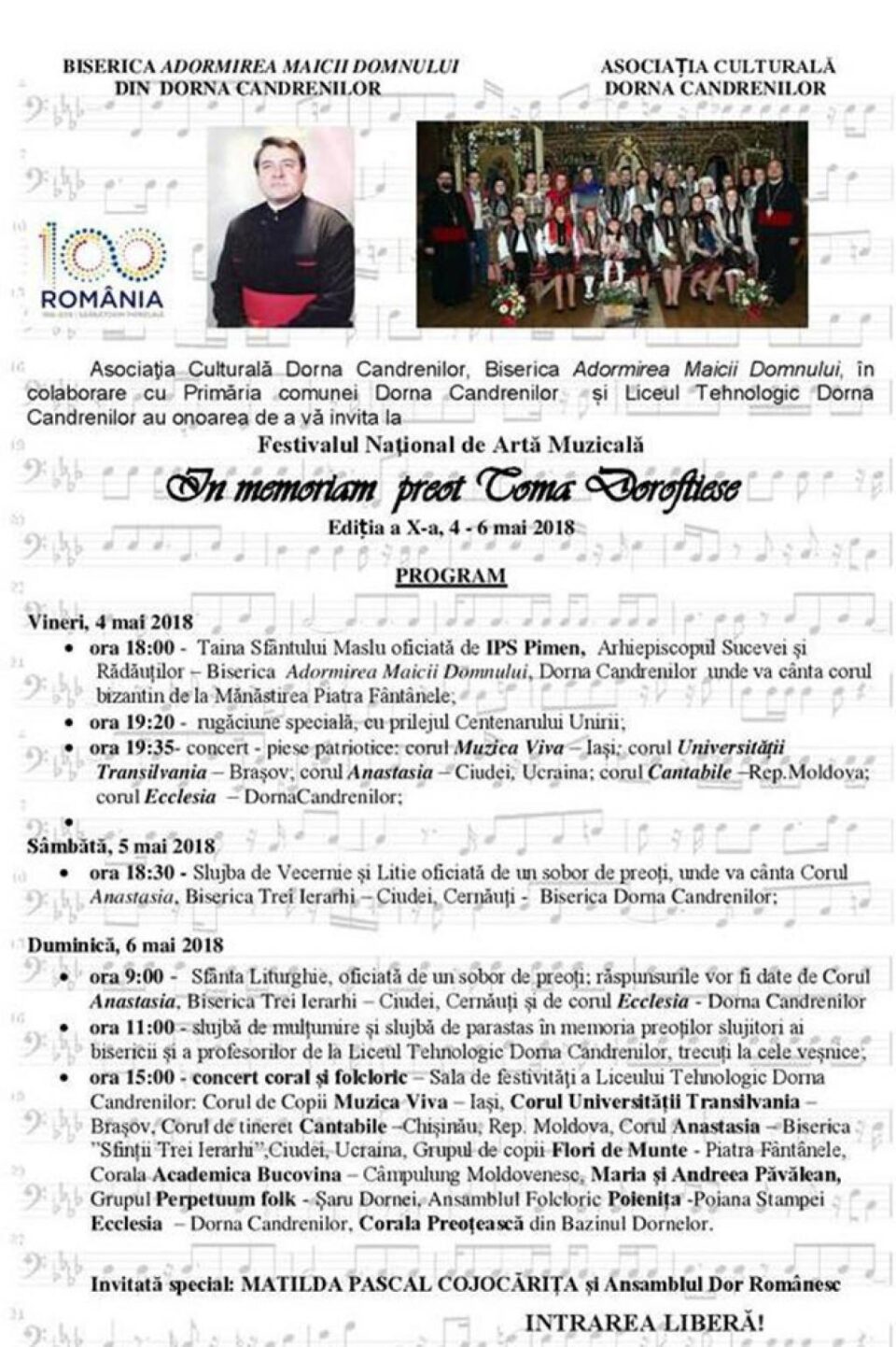 La Dorna Candrenilor, a X-a ediție a Festivalului Național de Artă Muzicală