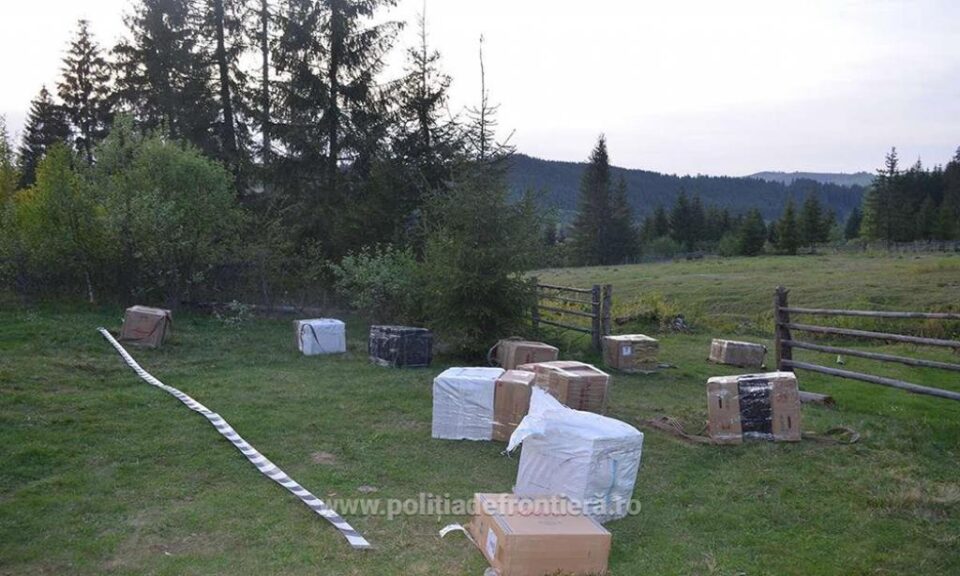 Peste 20.000 de pachete de țigări reținute de polițiștii de frontieră suceveni în 24 de ore