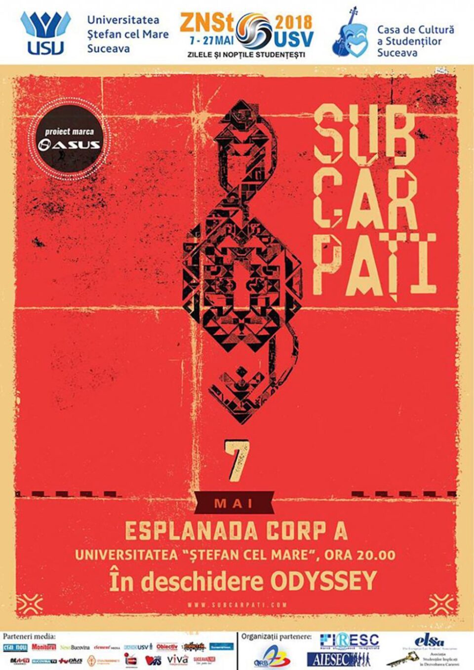 Festivalul „Zile și Nopți Studențești” începe astăzi, cu un concert al trupelor Subcarpați și Odyssey