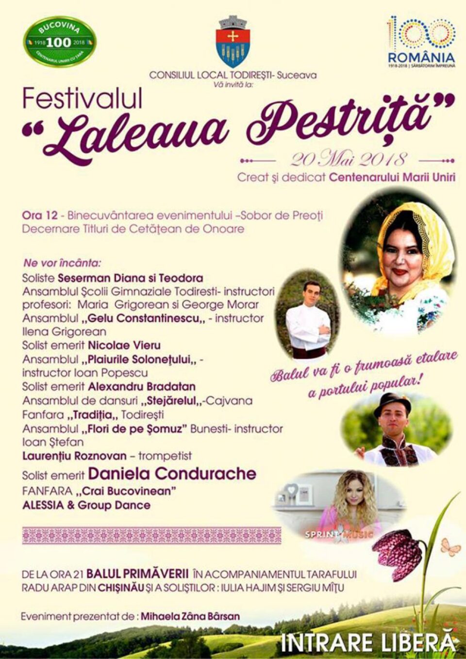 Festivalul ”Laleaua Pestriță”, la Todirești