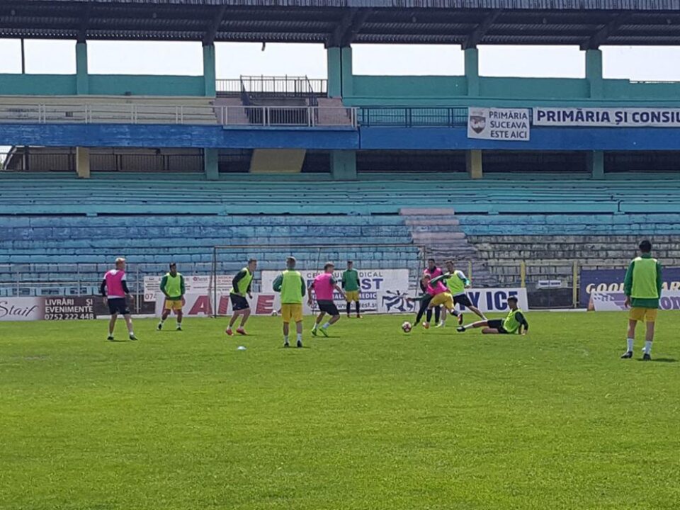 Sucevenii se pregătesc intens pentru partida de sâmbătă