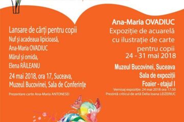 Lansări de carte și expoziție de pictură cu ilustrație de carte pentru copii, la Muzeul de Istorie