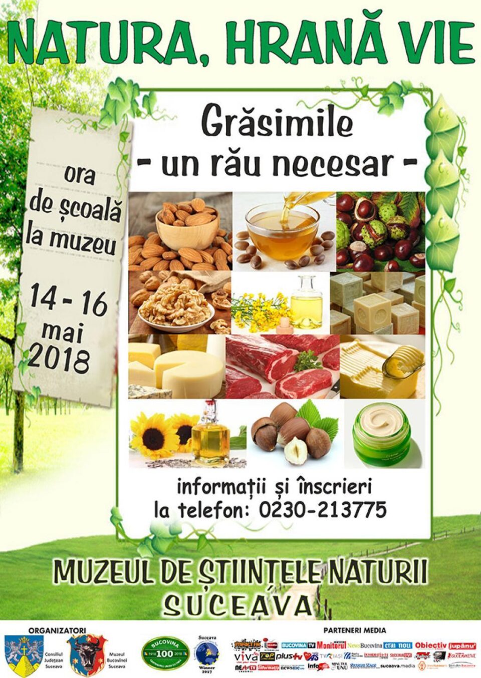 Lecția muzeală „Grăsimile - un rău necesar", la Muzeul de Științele Naturii
