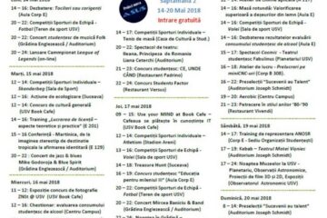 Festivalul „Zile și Nopți Studențești” continuă la USV
