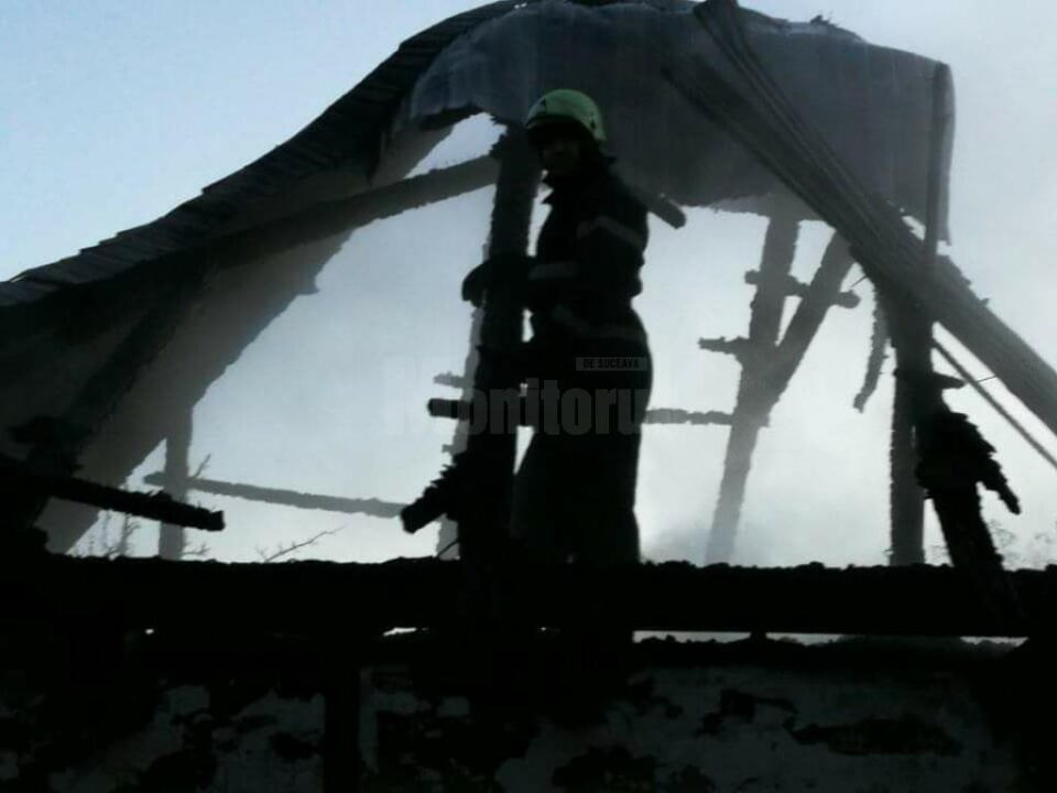 Incendiul a fost foarte puternic