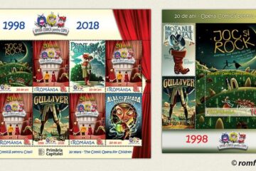 Emisiunea de mărci poștale „20 de ani - Opera Comică pentru Copii”