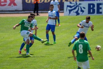 Vlad Stănescu a înscris cel mai frumos gol al meciului cu un trasor de la 25 de metri