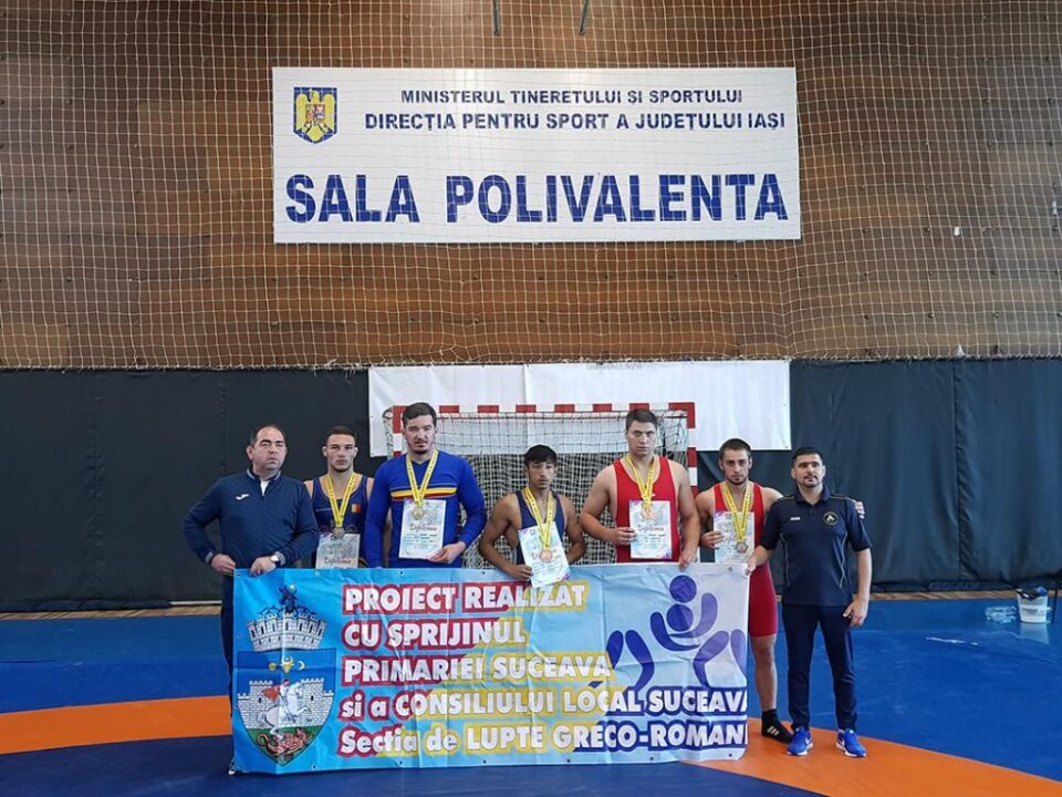 Luptătorii suceveni s-au întors medaliați de la Naționalele Under 23