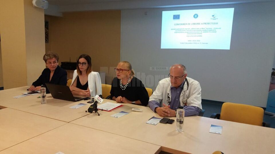 Conferința de lansare a proiectului Centru de excelență, la Spitalul de Urgență Suceava