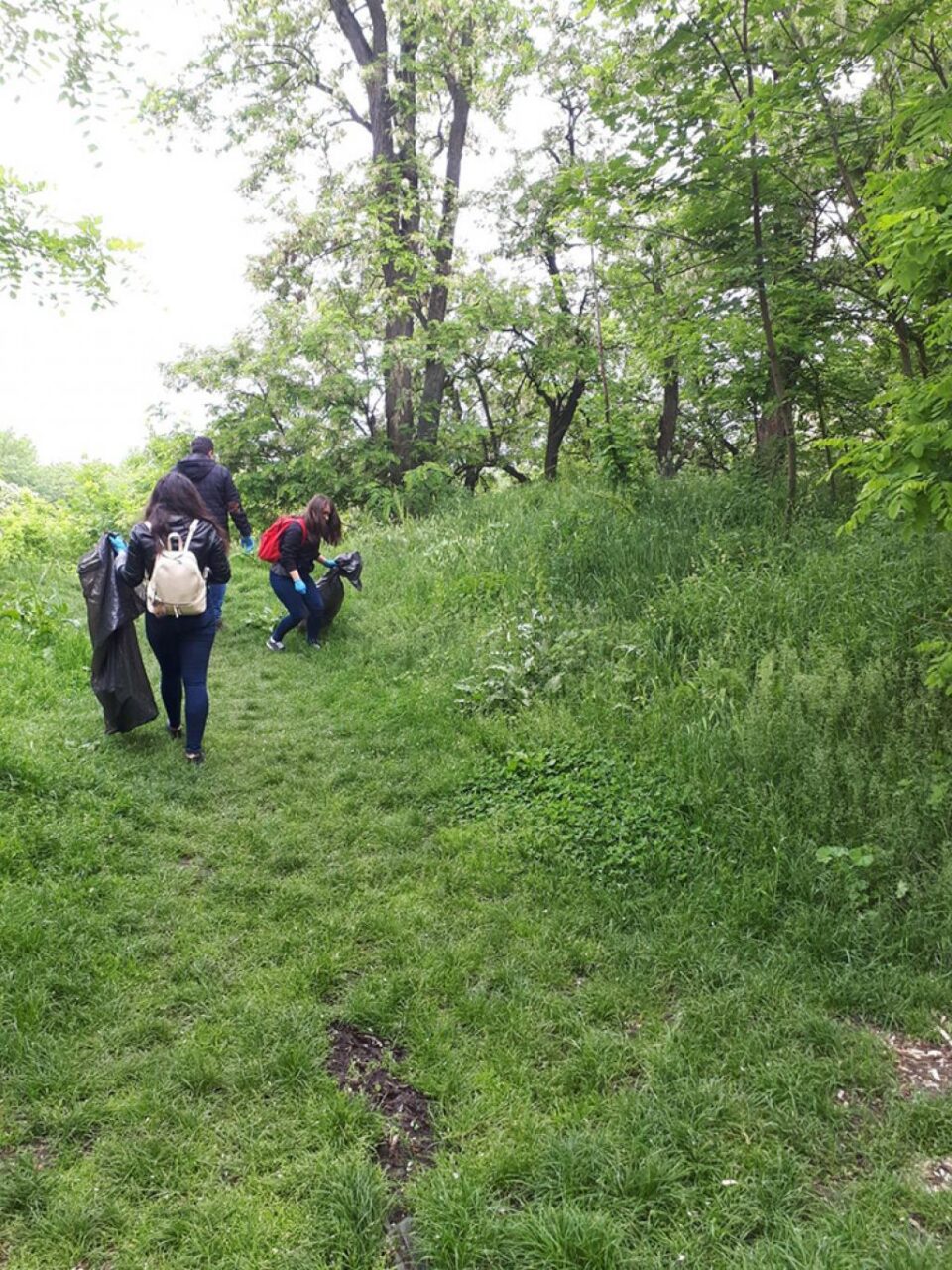 Acțiune de igienizare a pădurilor din zona Zamca, inițiată de studenții ASUS