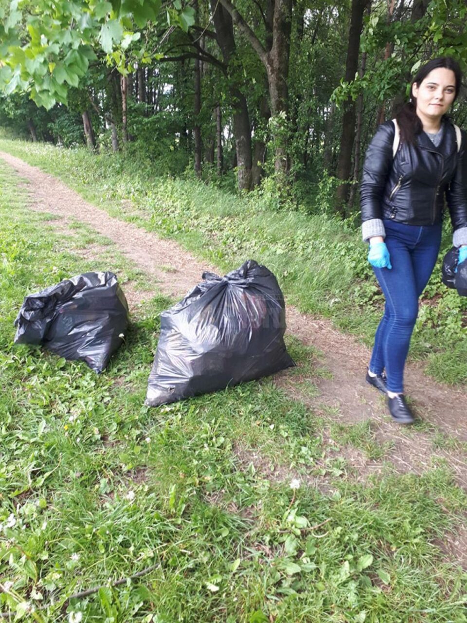 Acțiune de igienizare a pădurilor din zona Zamca, inițiată de studenții ASUS