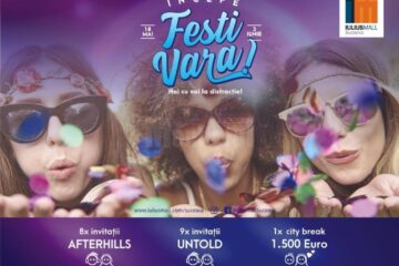 City break în valoare de 1.500 de euro, invitații la afterhills și untold, dar și alte peste 3.200 de premii, la Iulius Mall