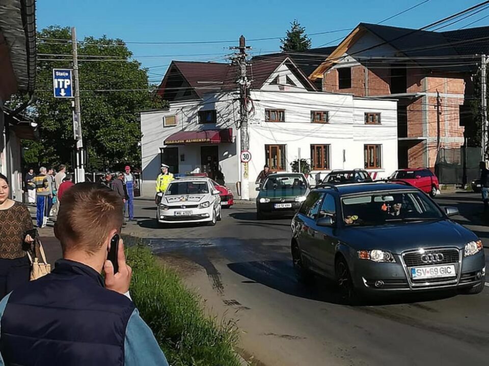 Locul în care s-a petrecut accidentul