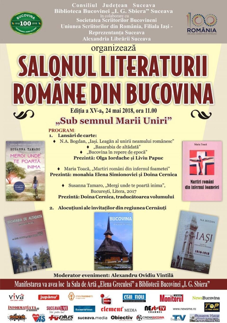 Salonul literaturii române din Bucovina, ediția a XV-a