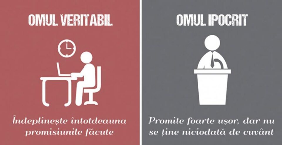 Omul ipocrit este cel care își uită menirea