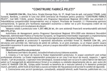 “CONSTRUIRE FABRICA PELETI"